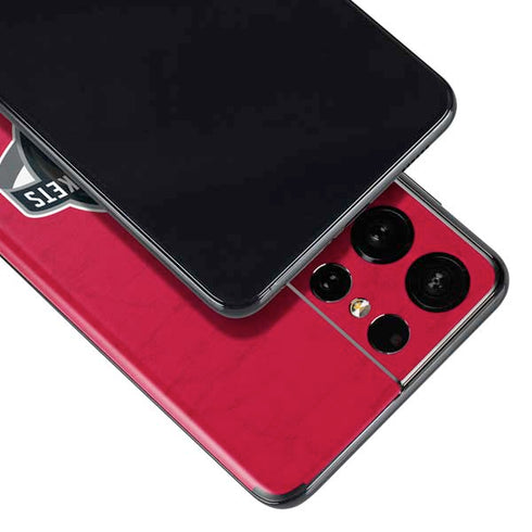 NBA Houston Rockets Distressed Galaxy S21 Ultra 5G Skin